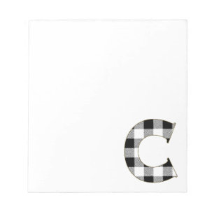 Bloc-note Vichy à carreaux C