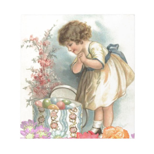 Bloc-note victorian easter eggs (Devant)