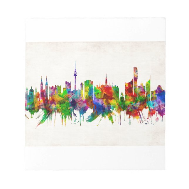 Bloc-note Vienne Autriche Skyline (Devant)