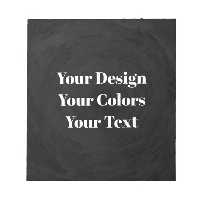 Bloc-note Vierge - Créez votre propre personnalisation (Devant)