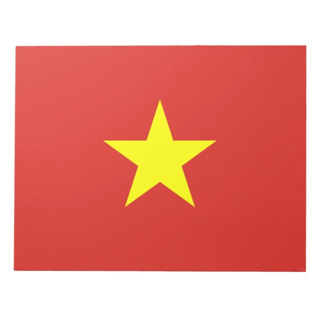 Bloc-note Vietnamese Flag (Vietnam) (Devant)