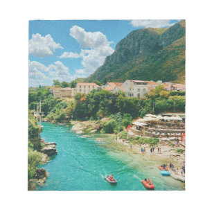 Bloc-note Ville de Mostar - Bosnie-Herzégovine