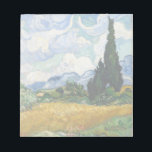 Bloc-note Vincent Van Gogh Wheat Field With Cypresses<br><div class="desc">Vincent Van Gogh Champ de blé avec Cyprès Art fin Un champ de roues avec Cyprès (parfois appelé Un Cornfield avec Cyprès) est l'une des trois peintures à l'huile similaires de 1889 par Vincent van Gogh, dans le cadre de sa série de champs de blé. Tous furent exécutés à l'asile...</div>