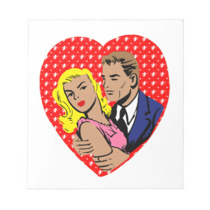 Bloc-note vintage anti-valentine
