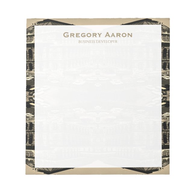 Bloc-note Vintage Austria Vienna Staatsoper opera (Devant)