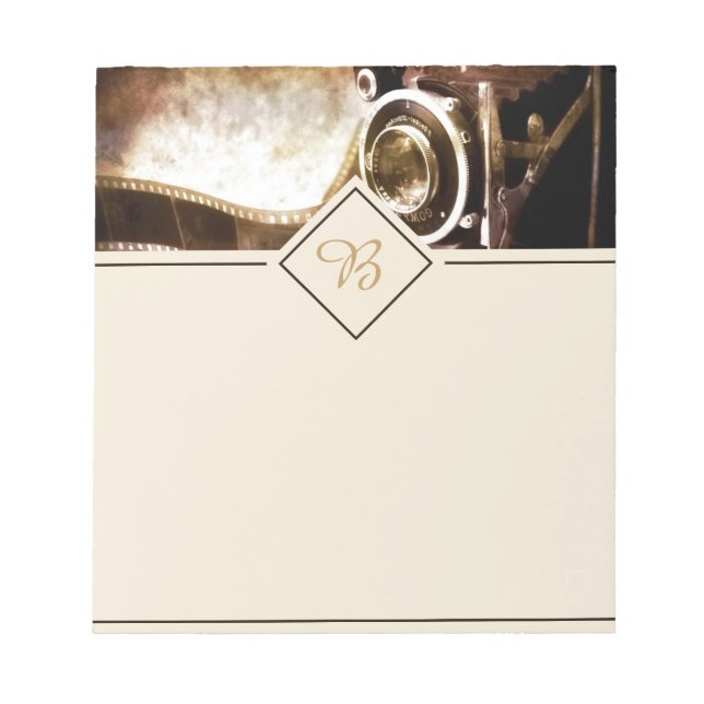 Bloc-note Vintage camera (Devant)