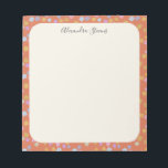 Bloc-note Vintage Cottagecore Boho Ditsy Floral Personnalisé<br><div class="desc">Vintage Cottagecore Boho Ditsy Floral Bloc-notes personnalisé</div>