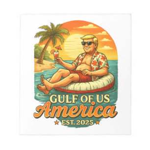 Bloc-note Vintage drôle Trump Amérique du Golfe 2025
