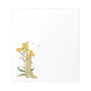 Bloc-note Vintage Fairy Tale, Evening Primrose, Walter Crane