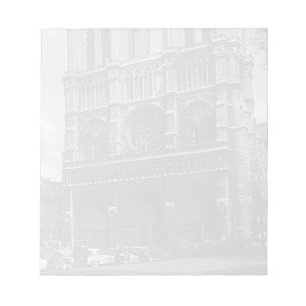 Bloc-note Vintage France Paris Cathédrale Notre-Dame
