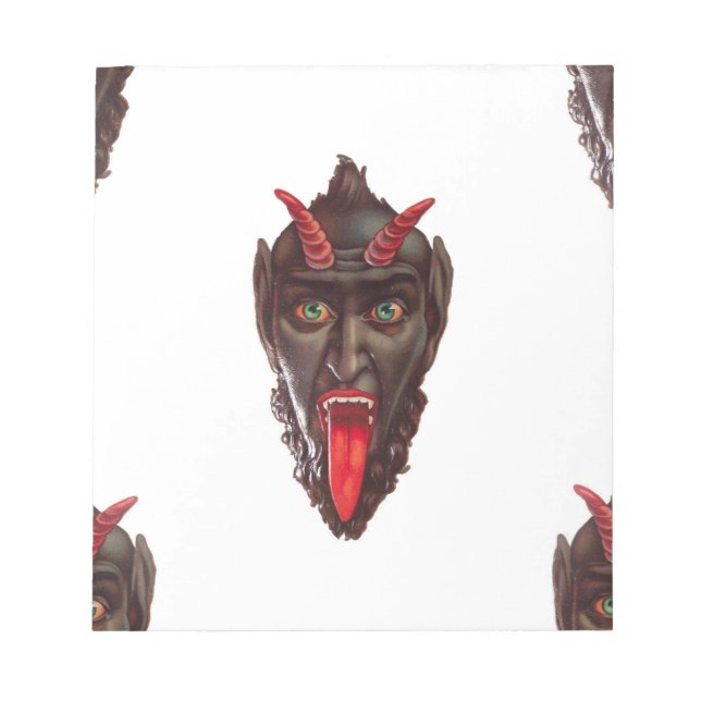 Bloc-note vintage krampus (Devant)