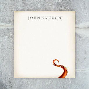 Bloc-note Vintage Octopus Tenticals Notepad