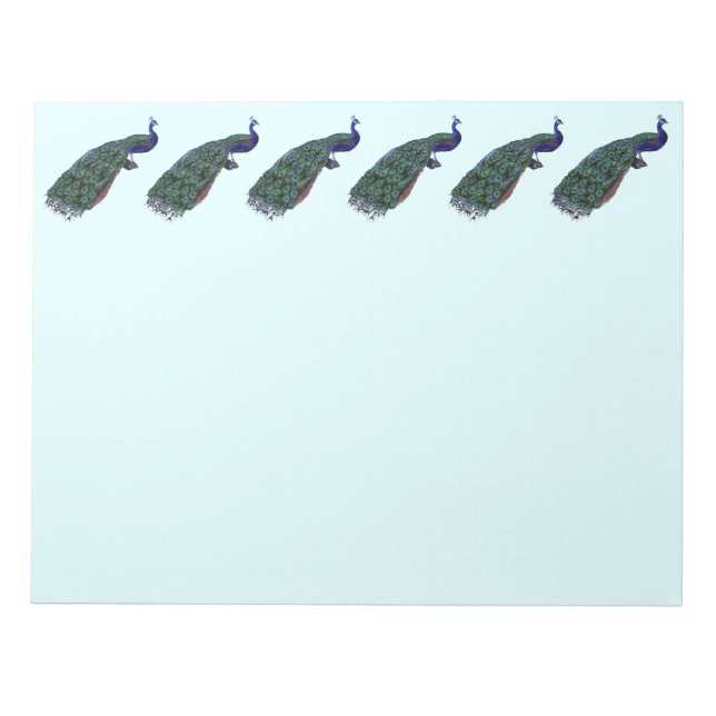 Bloc-note Vintage Peacock Swirl (Devant)