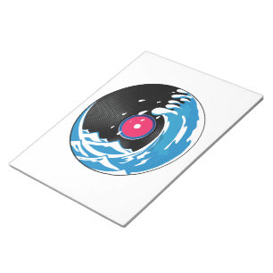 Bloc-note Vinyl Wave