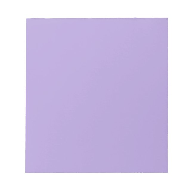 Bloc-note Violet pastel clair uni (Devant)