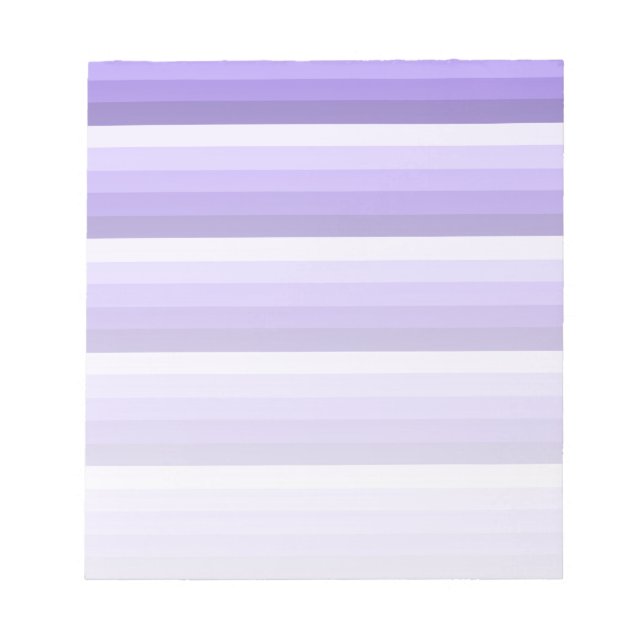 Bloc-note Violet shadow stripes (Devant)