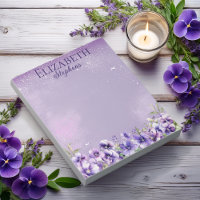Violettes Violettes Élégantes Floral Boho - Nom