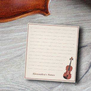 Bloc-note Violon acoustique