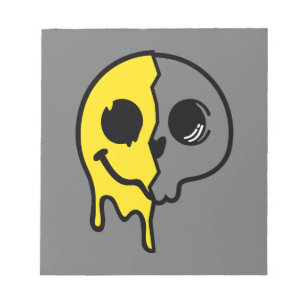 Bloc-note Visage du crâne souriant