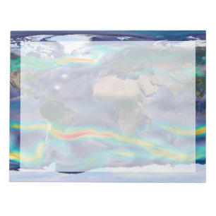 Bloc-note Visualisation Des Vents Mondiaux.