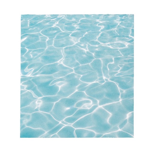Bloc-note vitres de piscine (Devant)