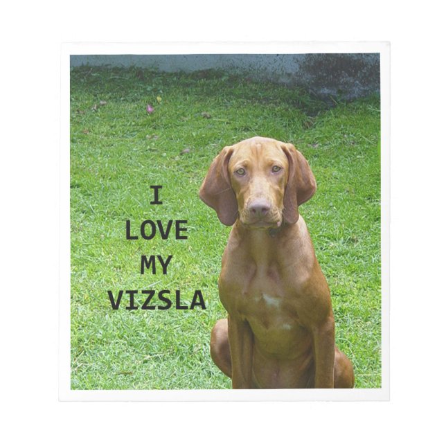 Bloc-note vizsla love w pic (Devant)