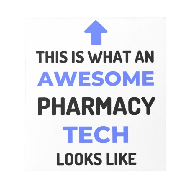 Bloc-note Voici Ce Qu'Une Technologie Pharmaceutique Épatant (Devant)