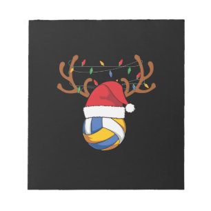 Bloc-note Volleyball Player   Volleyball Christmas