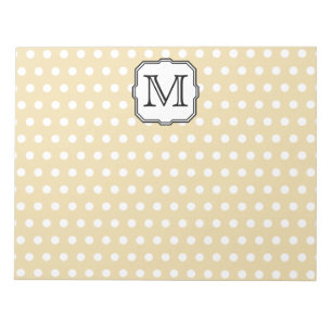 Bloc-note Votre lettre. Monogramme fait sur commande. Point