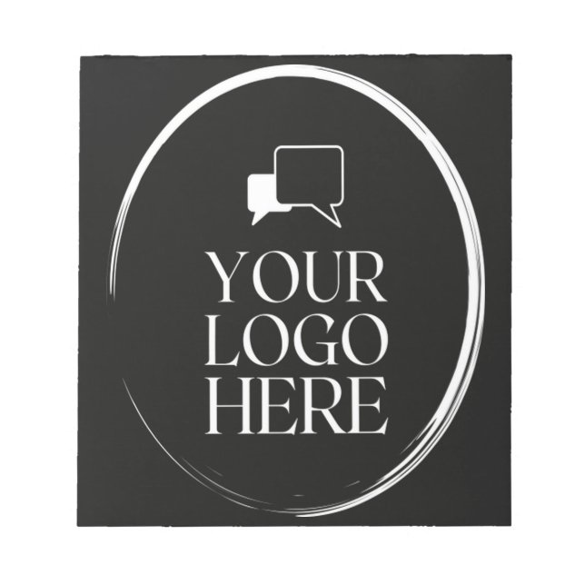 Bloc-note Votre logo ici moderne (Devant)
