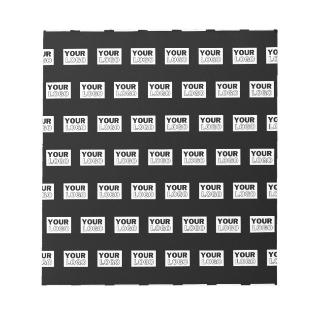 Bloc-note Votre logo ou conception | Fond de couleur modifia (Devant)