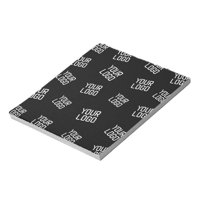 Bloc-note Votre logo ou image | Modèle aléatoire (Tourné)