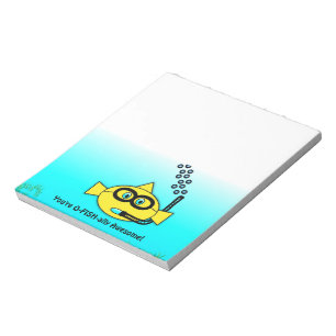 Bloc-note Vous Êtes Officiellement Poisson-O-Poisson Awesome