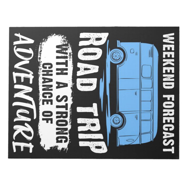 Bloc-note Voyage Art Road Voyage Et Aventure (Devant)