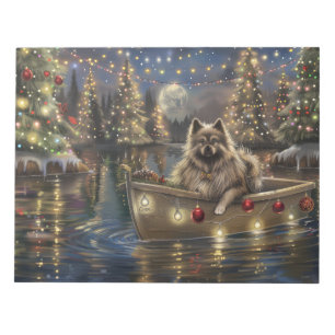 Bloc-note Voyage de Noël du Keeshond