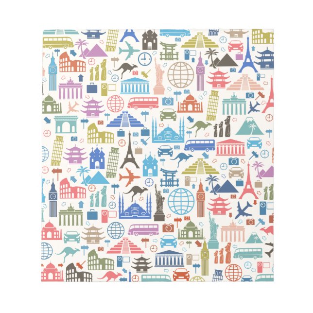 Bloc-note voyage mondial (Devant)