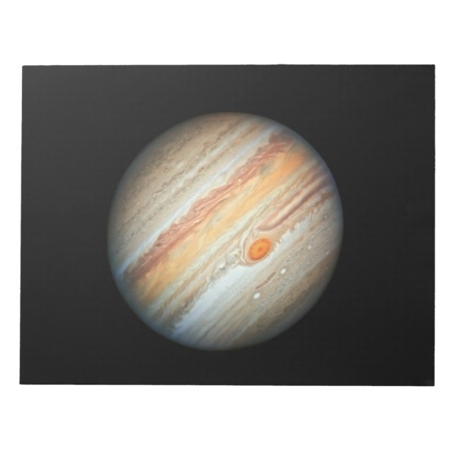 Bloc-note Vue de la planète Jupiter (télescope Hubble) (Devant)
