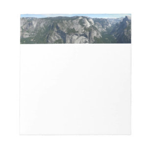 Bloc-note Vue depuis Glacier Point dans le parc national de