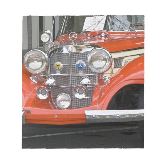 Bloc-note WA, Seattle, automobile allemande classique. 2 (Devant)