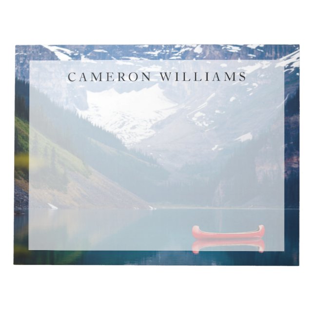 Bloc-note Water | Lake Louise Canadian Rocky Mountains (Devant)