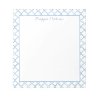 Bloc-note Watercolor Blue Notepad
