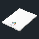 Bloc-note Watercolor Earth Books Apple | Professeur de monog<br><div class="desc">Ceux-ci font de grands cadeaux que les enseignants, la famille ou les amis sont sûrs d'aimer! Parfait pour les rappels, les notes de calendrier, les notes de devoirs, les étiquettes de nom et bien plus encore ! Ajoutez votre libellé personnalisé à cette conception à l'aide des cases "Modifier ce modèle...</div>