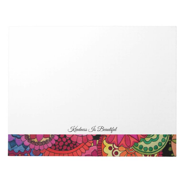 Bloc-note Watercolor Rainbow (Devant)
