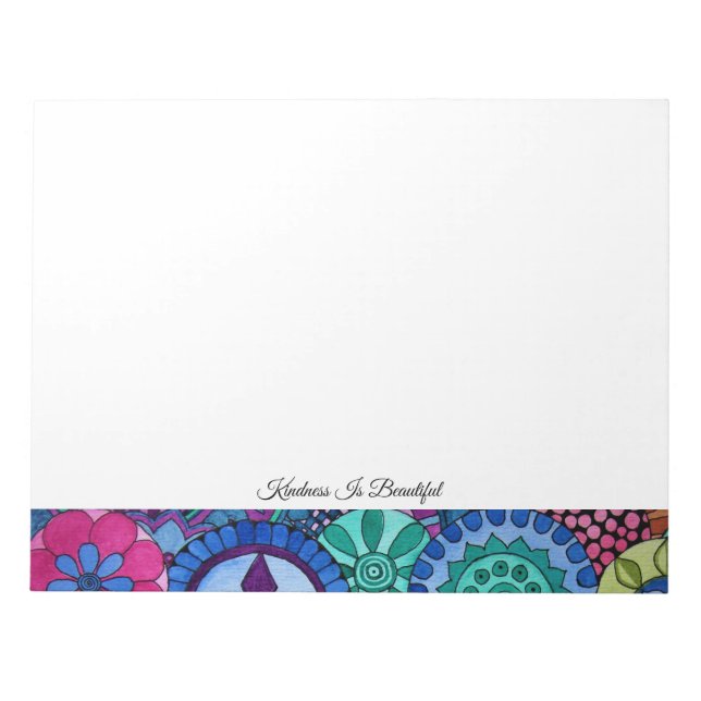 Bloc-note Watercolor Rainbow (Devant)