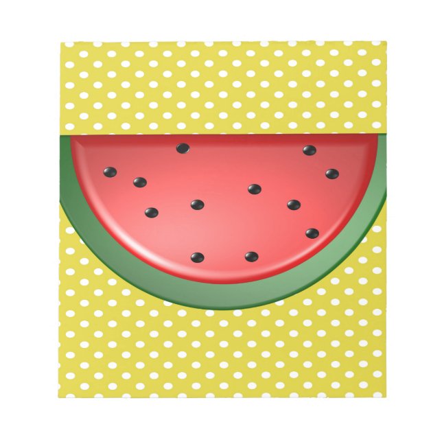 Bloc-note Watermelon and Polks Dots (Devant)