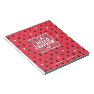 Bloc-note Watermelon Pattern   Personalized