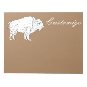 Bloc-note White Buffalo Thunder_cove