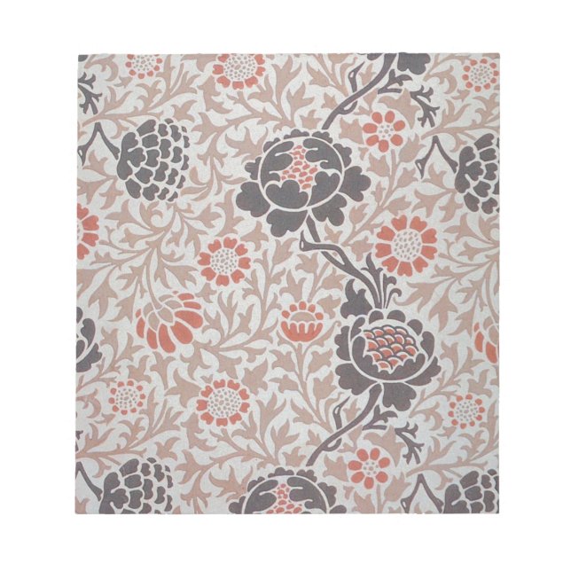 Bloc-note William Morris Flower Grafton Papier Peint  (Devant)