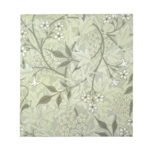 Bloc-note William Morris Jasmine Botanique Antique Vintage