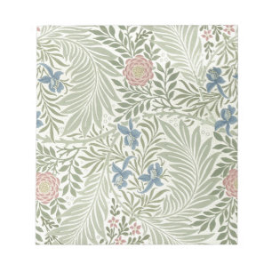 Bloc-note William Morris Larkspur Fond d'écran floral